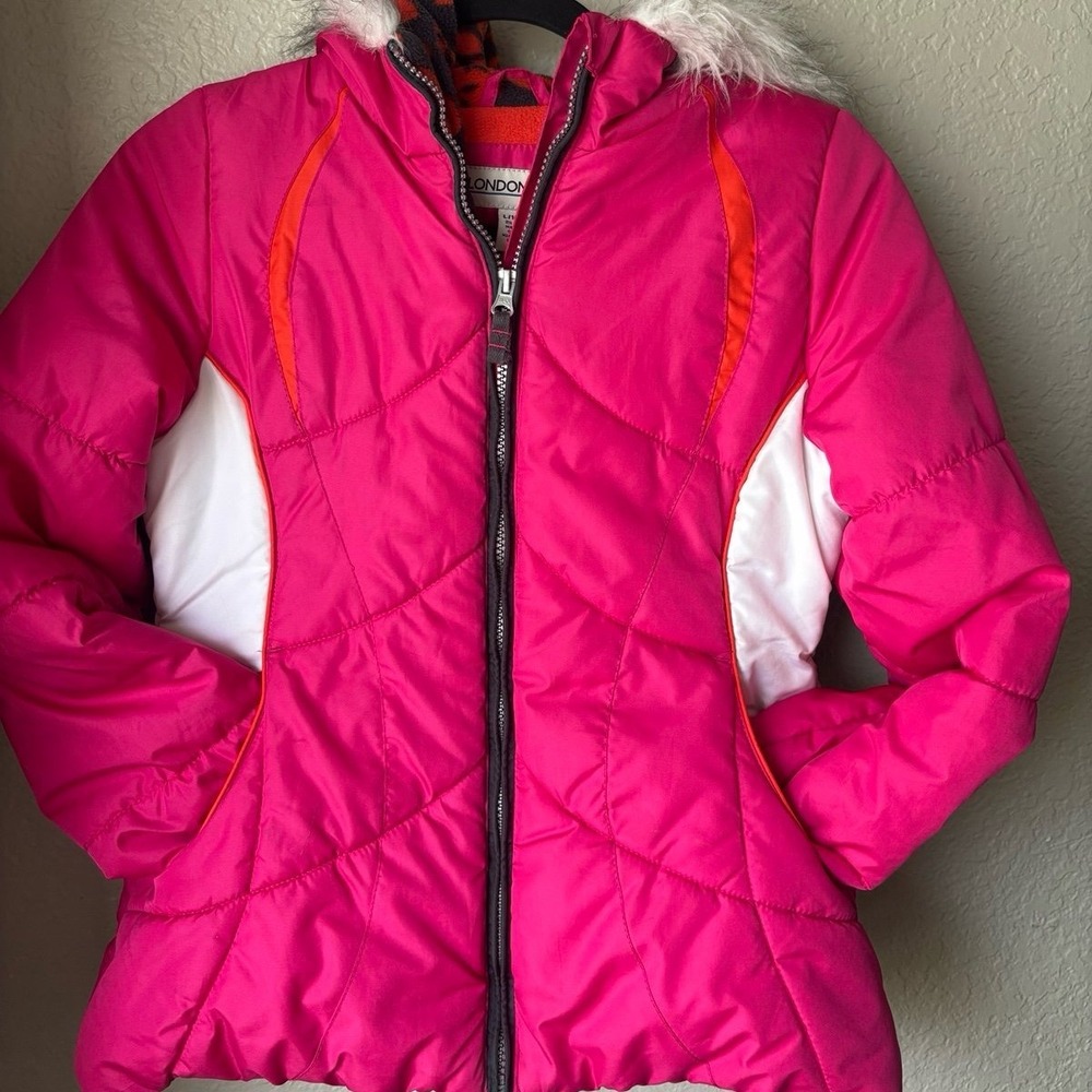Girls London Fog winter jacket size Large (14-16)‎